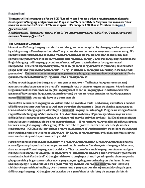 Bài tập Reading - Test 1